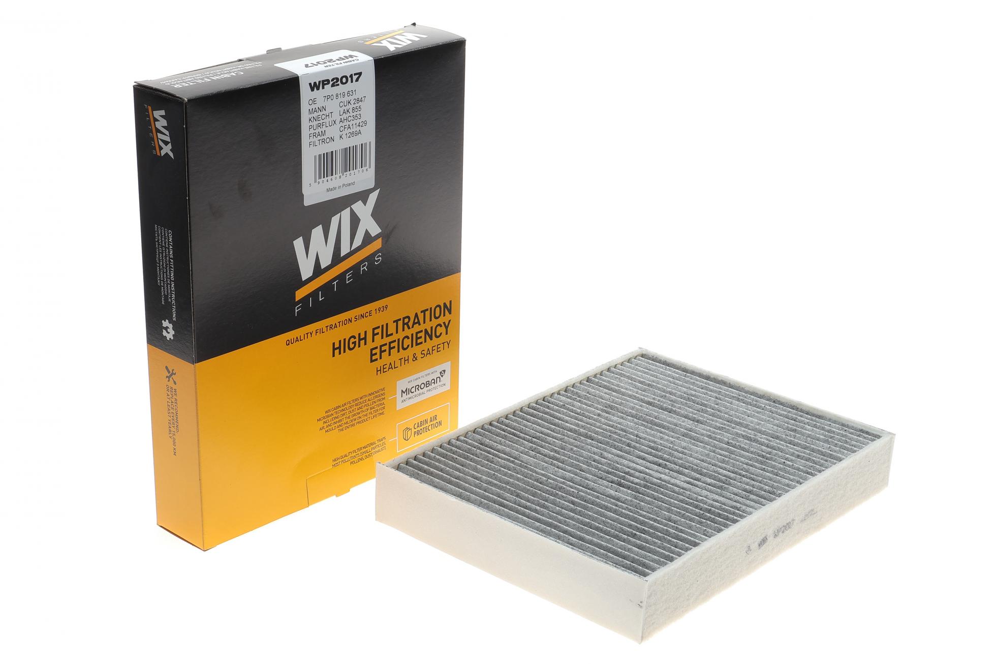 WP2017 WIX FILTERS
